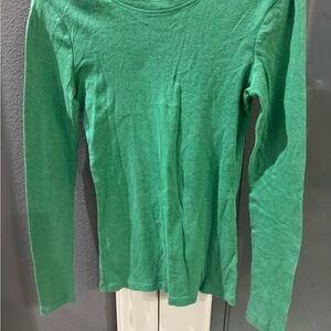 GAP The Bowery Super Soft Crew in Green